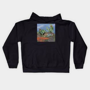 Garden Love - Surreal/Collage Art Kids Hoodie